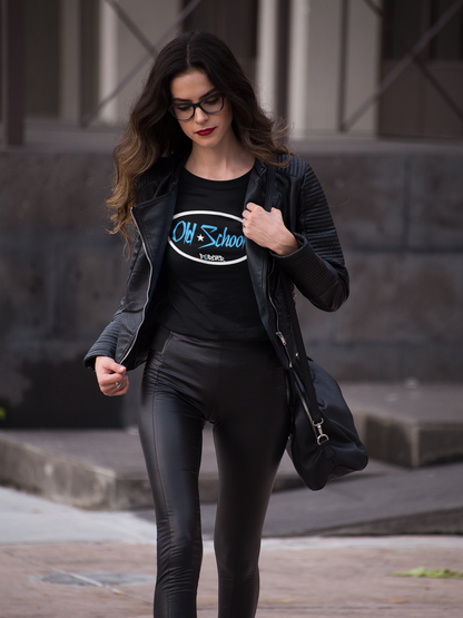 Classic Logo T-Shirt – White / Cool Blue Logo